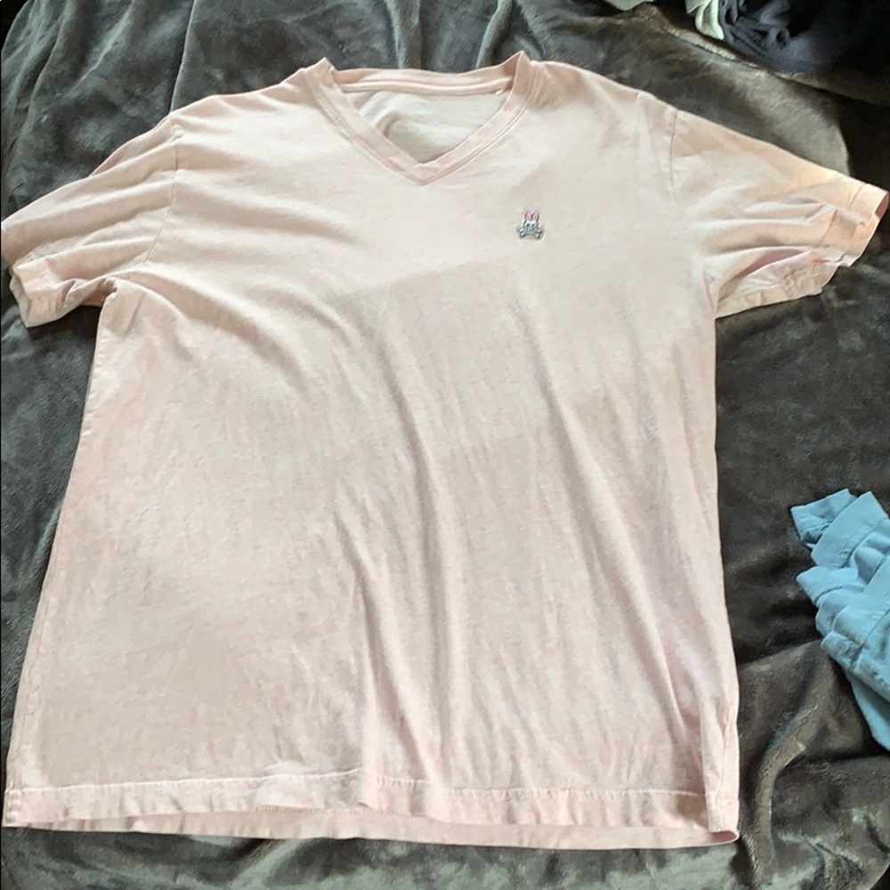 Pink short sleeve PsychoBunny t shirt